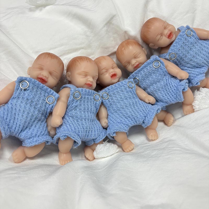 Reborn Baby Doll Silicone Realistic - 5 teile/satz 4 zoll Handgemachte Hohe