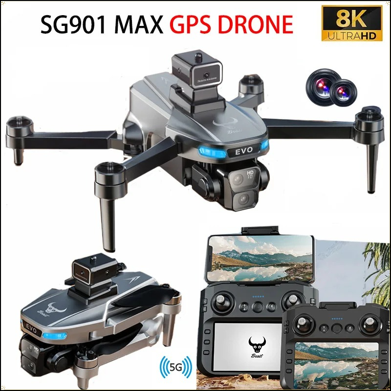 Fpv Brushless Rc Drone 4K - Drohne 8K Professional GPS HD Kamera