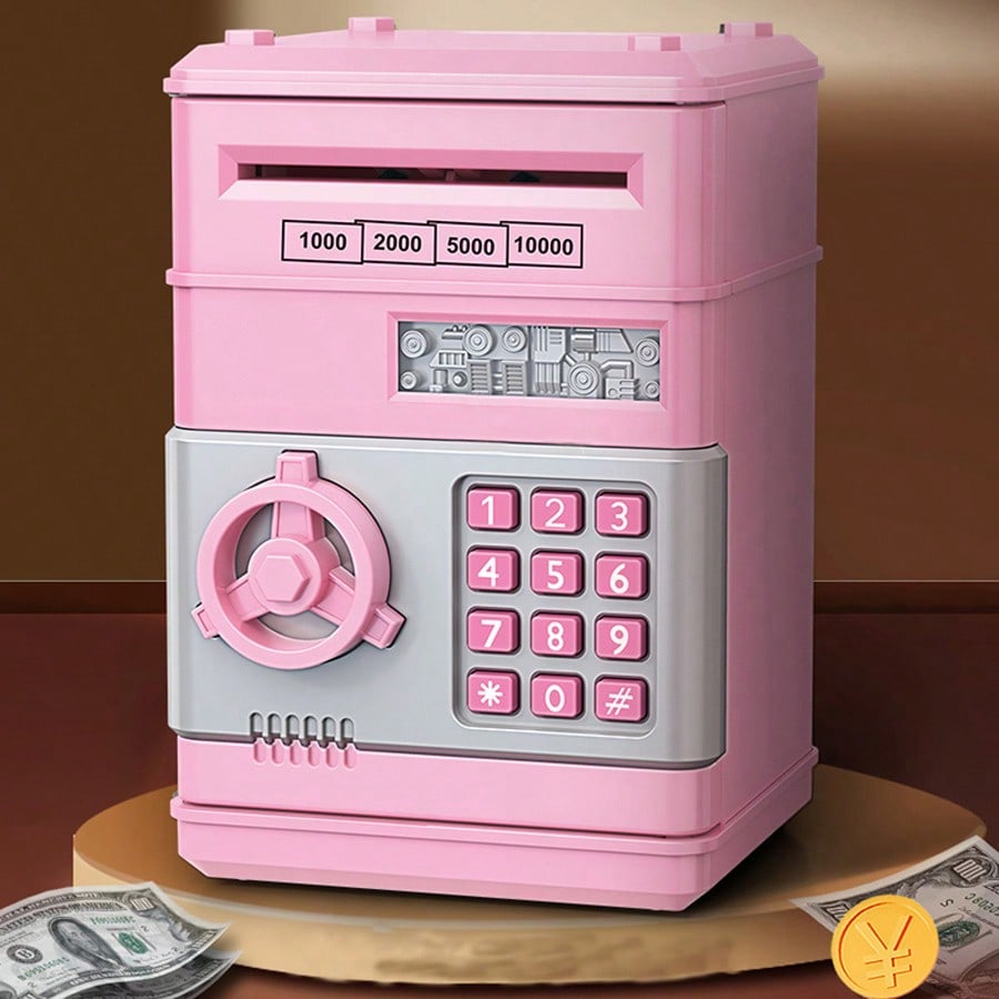 Educational Toys - Mini-Geldautomat-Sparschwein für Kinder, elektronische Geld- und