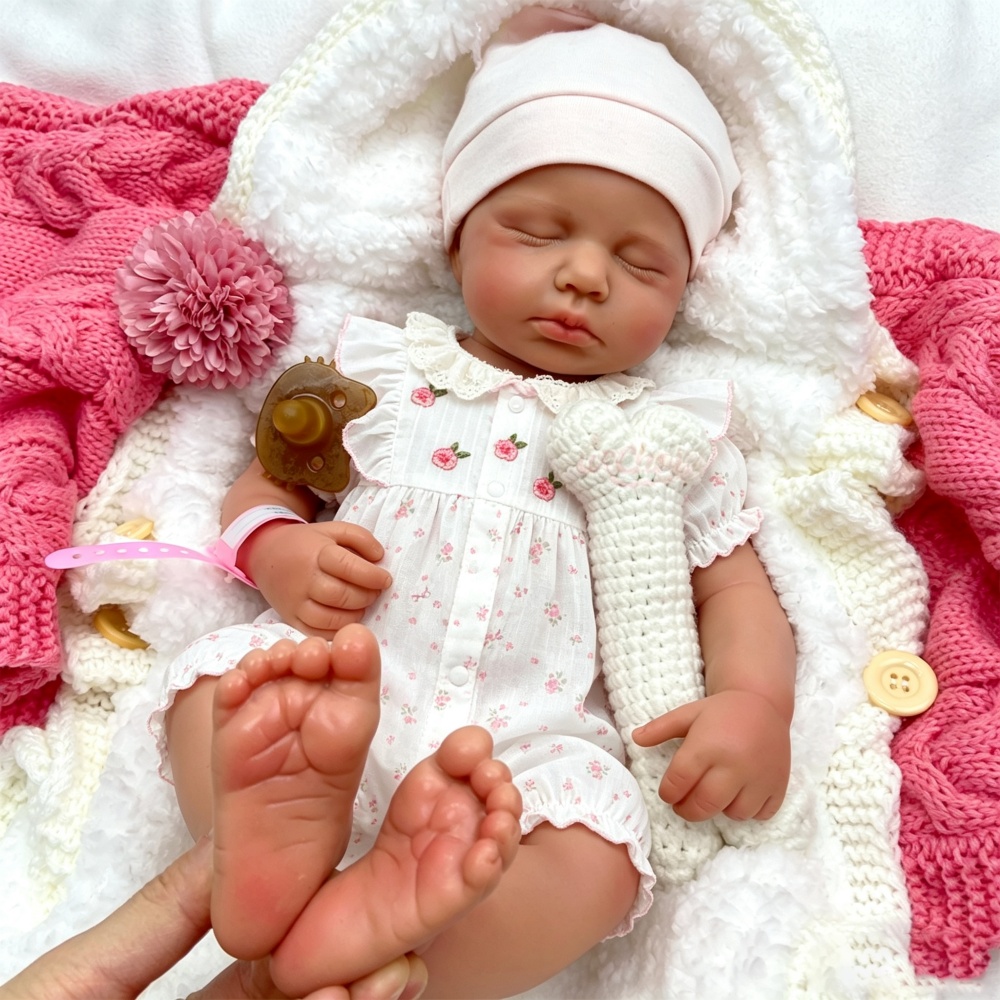 50 cm große Reborn-Puppe aus S – Reborn Baby Doll Silicone Realistic Bewertung und Preis