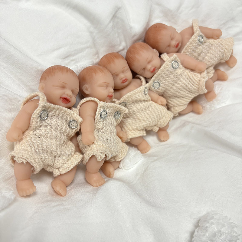 5 teile/satz 4 zoll Handgemach – Reborn Baby Doll Silicone Realistic Bewertung und Preis