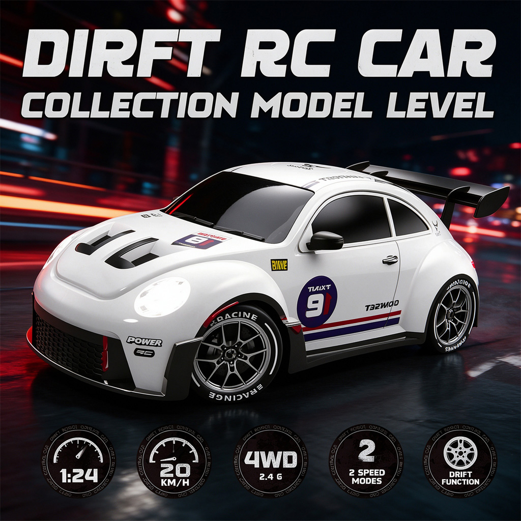 Ferngesteuertes Auto im Maßsta – Rc Drift Car 1 24 Scale 4Wd Bewertung und Preis